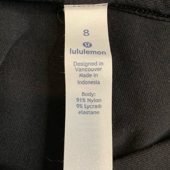 LULULEMON Black Extra Mile Hoodie Size 8 - Picture 9 of 11